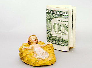 Image showing Christ Child and Money