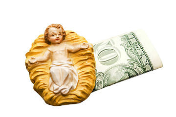 Image showing Christ Child VS Commercialism