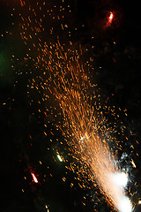 Image showing Fireworks on New Year's Eve Party