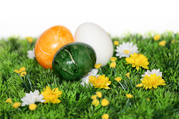 Image showing Colorful Easter eggs 