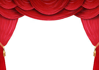 Image showing Backdrop of a theater 