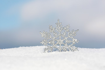 Image showing snowflake decoration