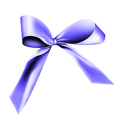 Image showing blue ribbon