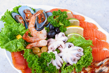 Image showing Seafood salad