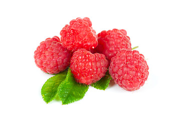 Image showing fresh raspberry