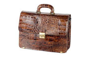 Image showing brown expensive briefcase