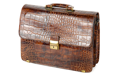 Image showing brown expensive briefcase