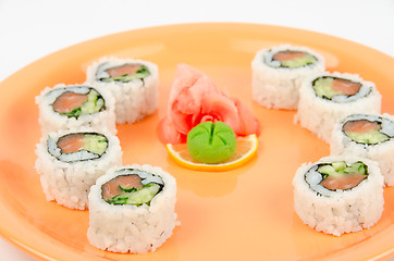 Image showing sushi