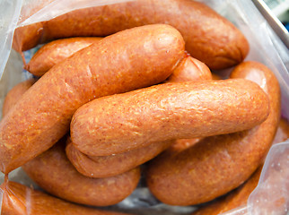 Image showing bunch sausage meat