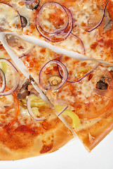 Image showing vegetable pizza
