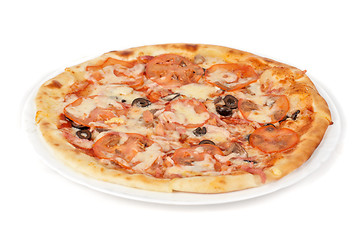 Image showing meat pizza