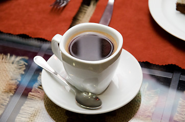 Image showing cup with coffee