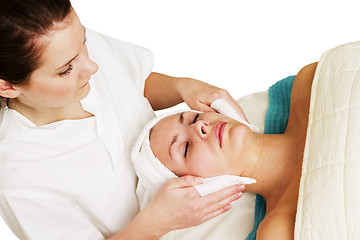 Image showing Facial at the Spa