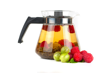 Image showing berry tea
