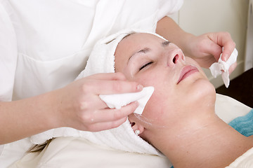 Image showing Beauty Spa Facial