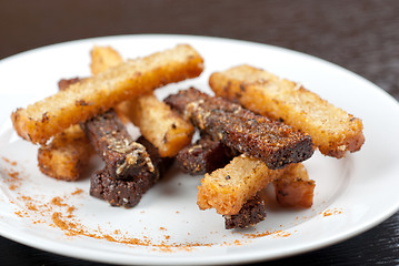 Image showing Rusk with garlic