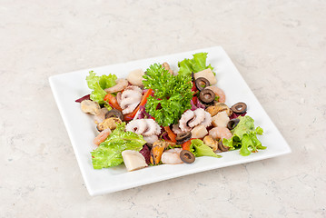 Image showing Seafood salad