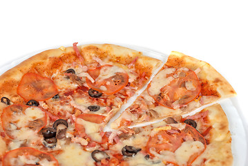 Image showing meat pizza