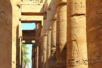 Image showing columns in karnak temple