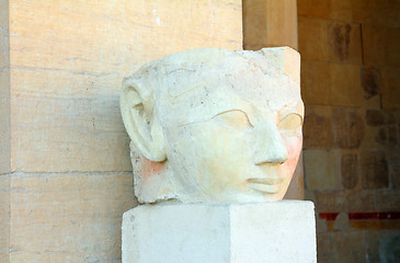 Image showing Sculpture of Egypt Queen Hatshepsut in Luxor