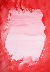 Image showing Abstract watercolor background on paper texture