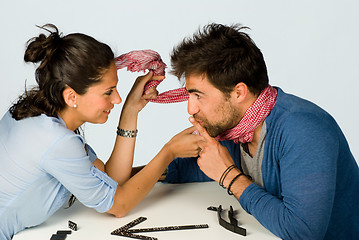 Image showing Playful couple