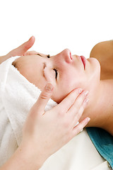 Image showing Face Massage at Spa