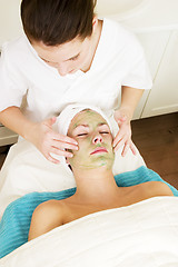 Image showing Aloe Vera Facial