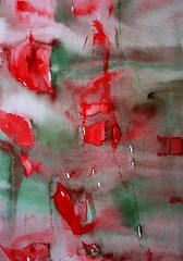 Image showing Abstract watercolor background on paper texture 