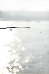 Image showing Fishing in Bosphorus in the sun