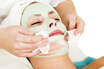 Image showing Facial Mask Detail