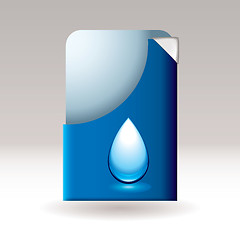 Image showing Modern card water
