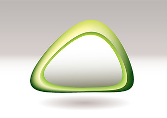 Image showing Triangle pebble green