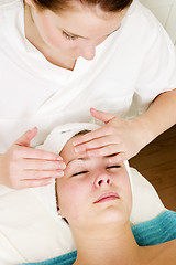 Image showing Facial Massage