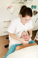 Image showing Facial Massage