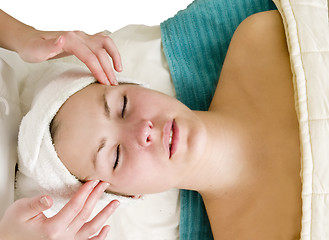 Image showing Facial Massage