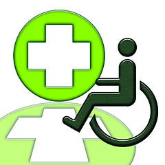 Image showing Handicapped Person