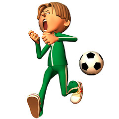 Image showing Soccer fan