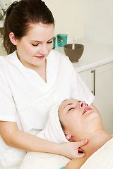 Image showing Facial Massage