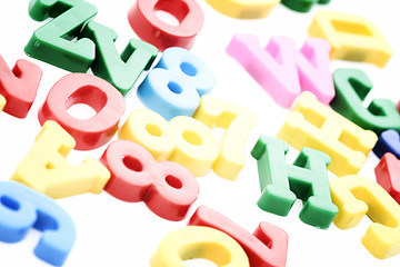 Image showing Close-up of letters. Great details !