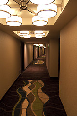 Image showing Hotel Hallway