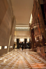 Image showing Large Hotel Lobby