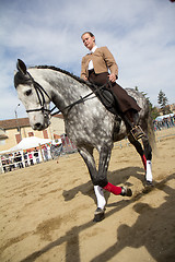 Image showing Female rider