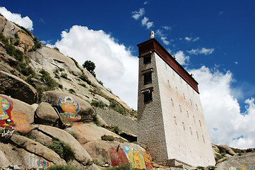 Image showing Tibetan tower