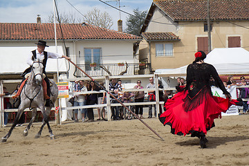 Image showing Dancer and rider