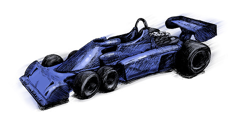 Image showing Former formula one bolide