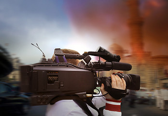 Image showing camera man