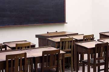 Image showing old classroom 