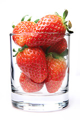 Image showing stawberry in glass