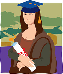 Image showing Mona Lisa Graduate
